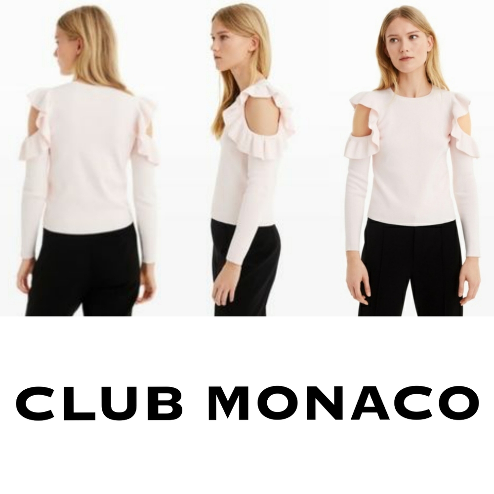 𝗖𝗹𝘂𝗯 𝗠𝗼𝗻𝗮𝗰𝗼 Colema Cold Shoulder Knit